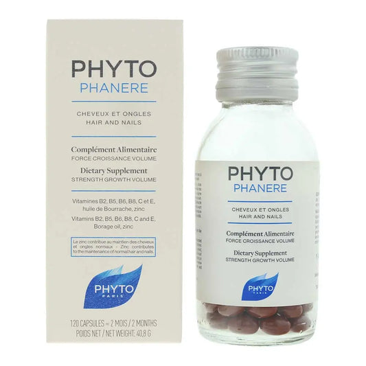 Phyto Phytophanère Hair  Nails Capsules 120pcs Phyto