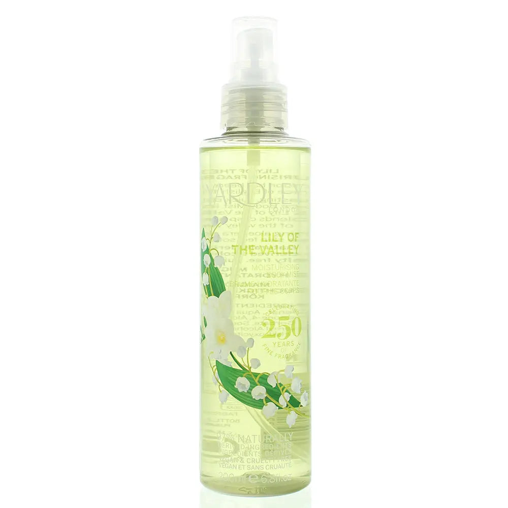 Yardley Lily Of The Valley Body Mist 200ml Yardley