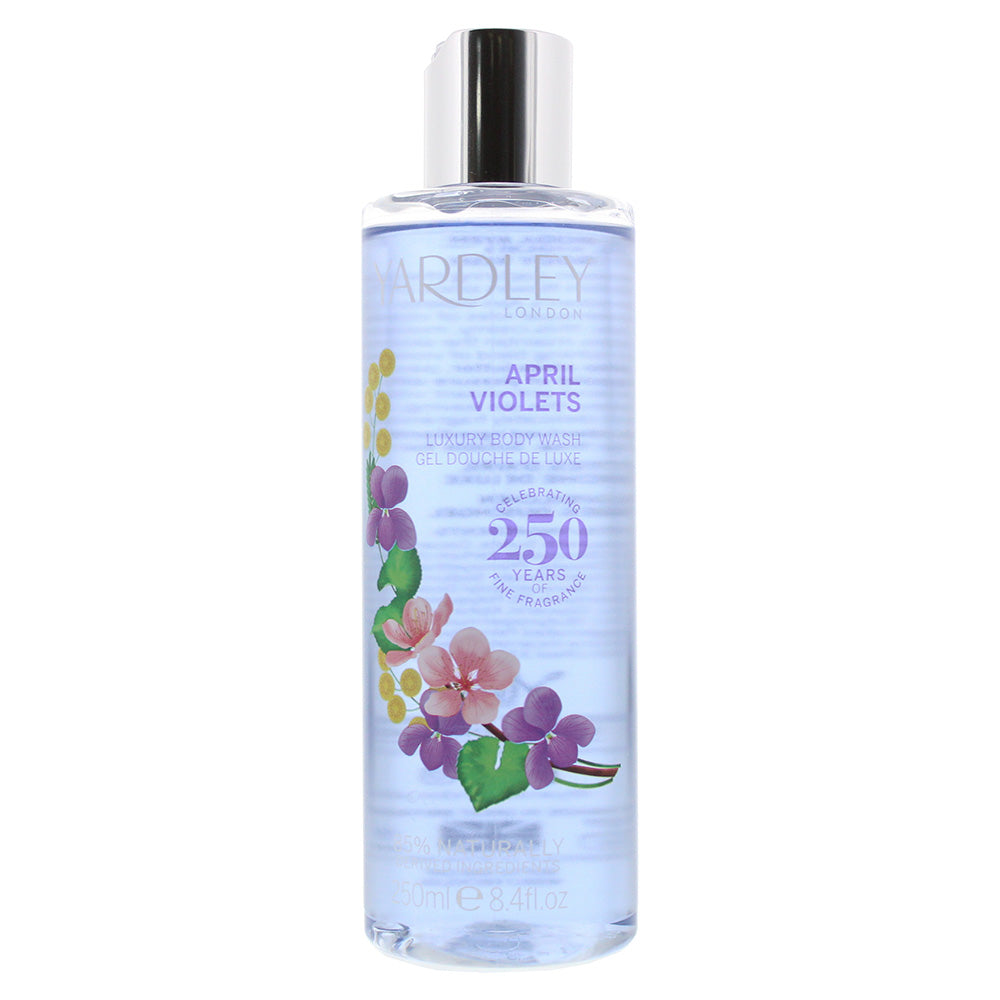 Yardley April Violets Body Wash 250ml Yardley
