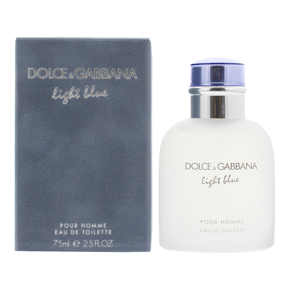 Dolce  Gabbana Light Blue Pour Homme Eau de Toilette 75ml DOLCE GABBANA