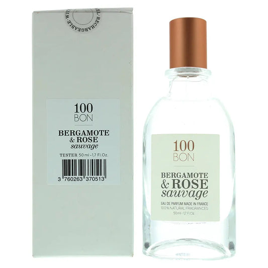 100 Bon Bergamote & Rose Sauvage Tester Eau de Parfum 50ml