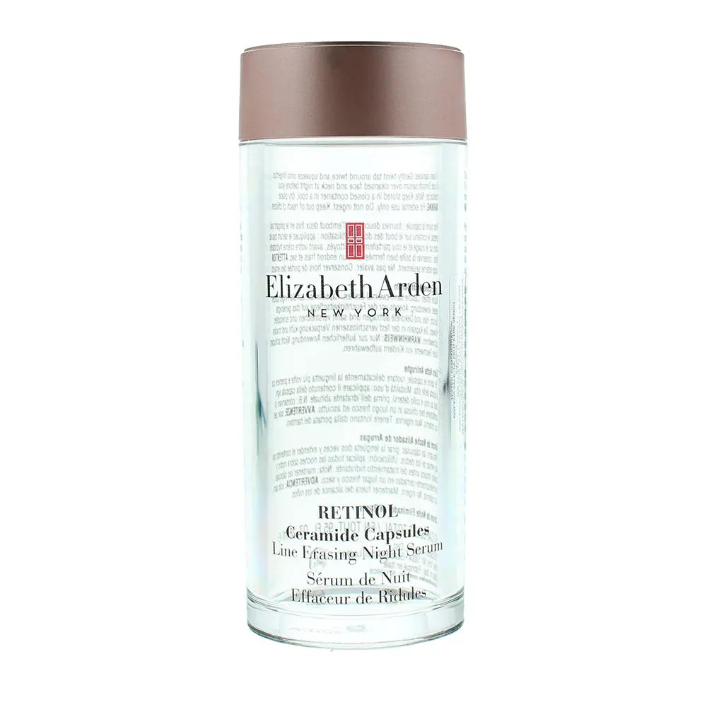 Elizabeth Arden Retinol Ceramide Capsules 60 X Line Erasing Night  Tester Tester Empty Bottle
