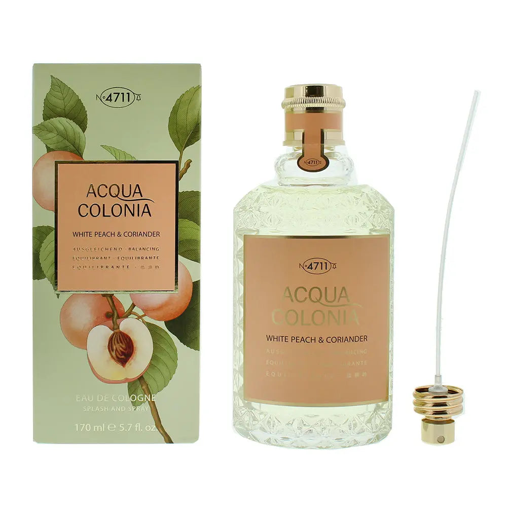 4711 Acqua Colonia White Peach  Coriander Eau de Cologne 170ml 4711