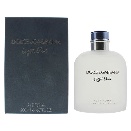 Dolce  Gabbana Light Blue Pour Homme Eau de Toilette 200ml Dolce and Gabbana