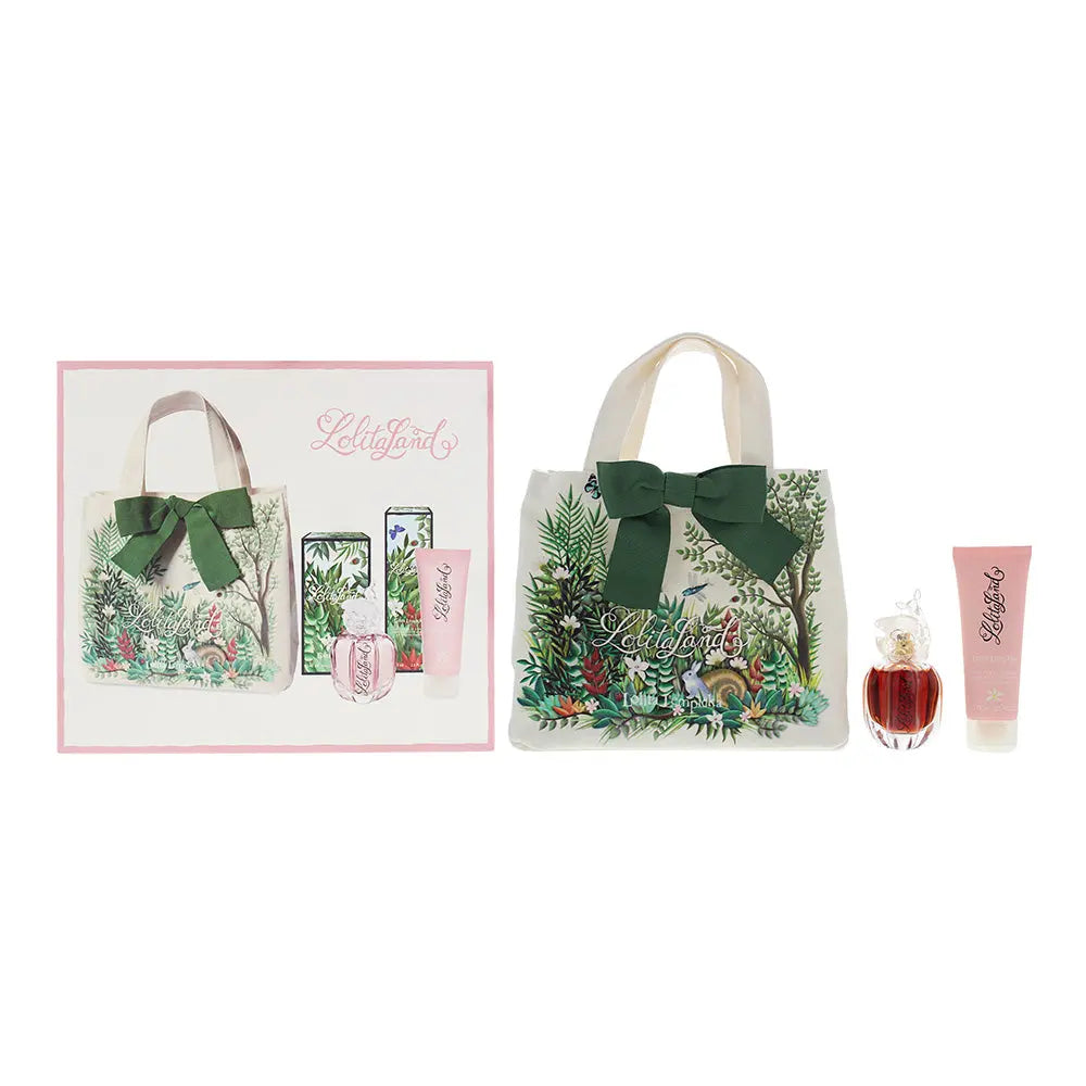 Lolita Lempicka Lolitaland 3 Piece Eau De Parfum 40ML Body Lotion 75ML Bag Lolita Lempicka