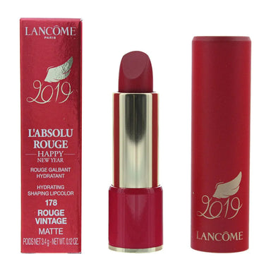 Lancôme L'absolu Rouge 2019 Edition #178 Rouge Vintage Lipstick 3.4g Lancã´Me