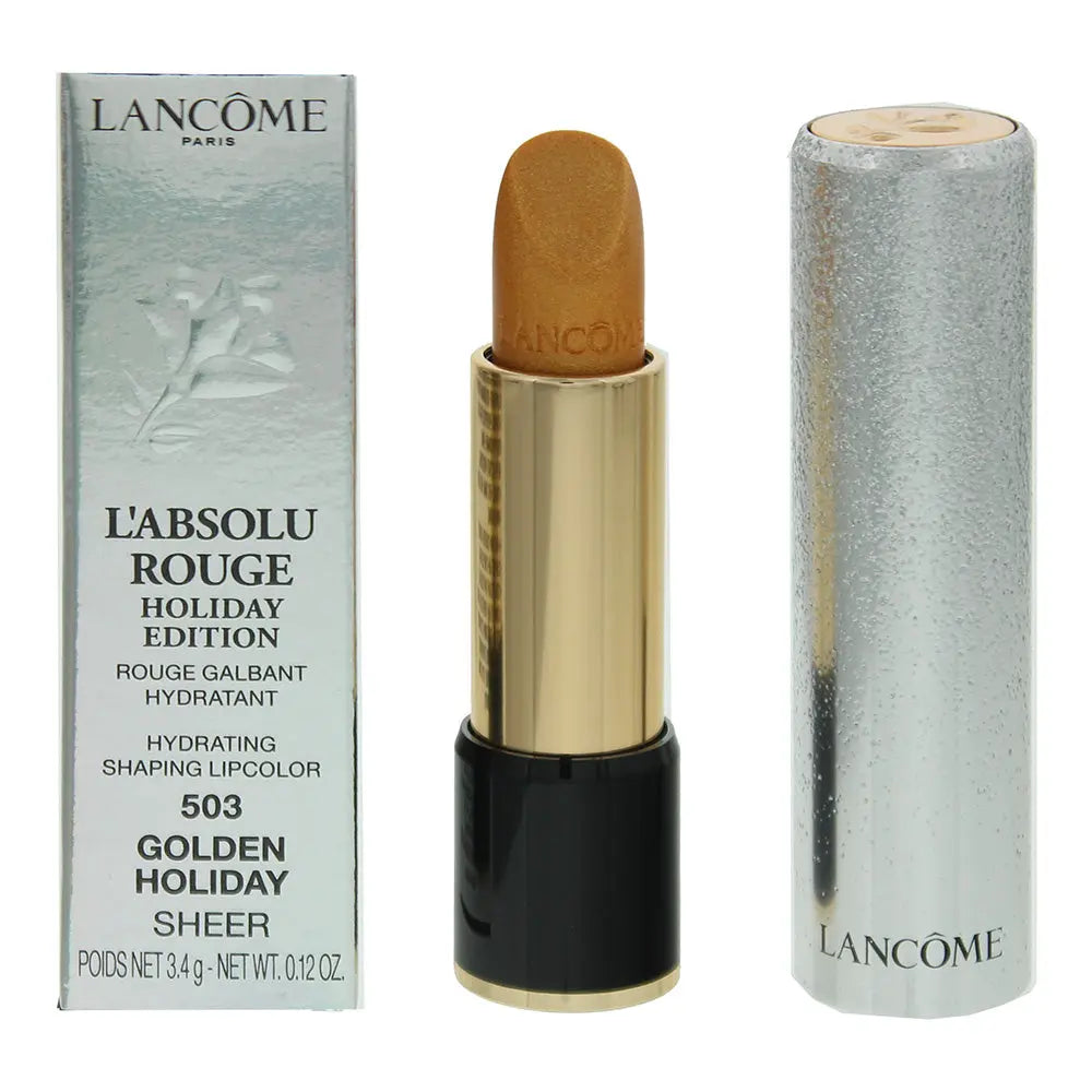 Lancôme L'Absolu Rouge Holiday Edition 503 Golden Holiday Sheer Lipstick 3.4g Lancã´Me