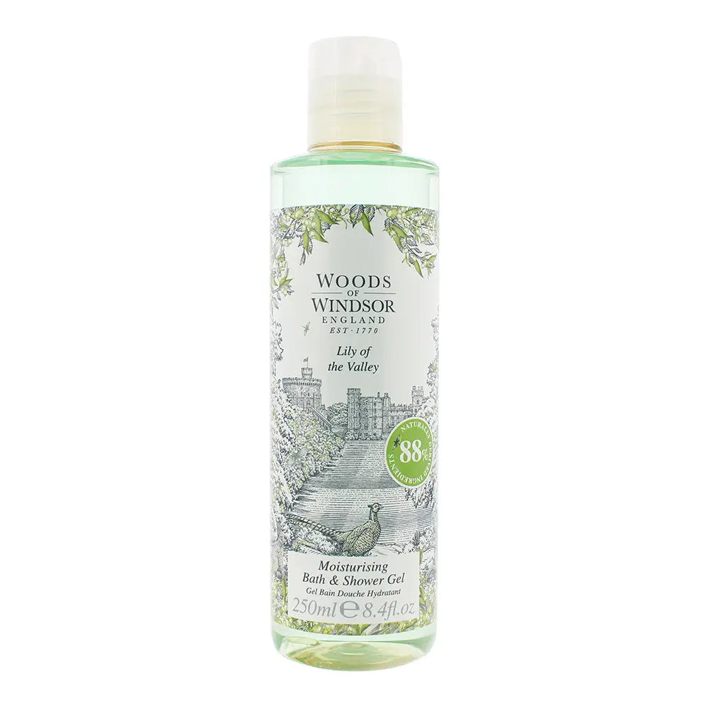 Woods Of Windsor Lily Of The Valley Bath  Shower Gel 250ml Woods Of Windsor