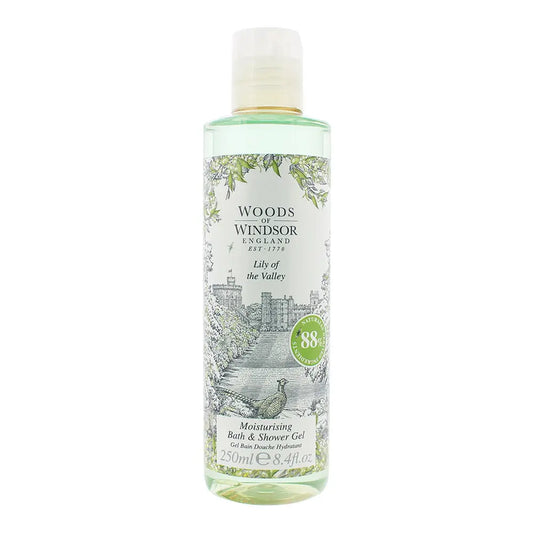 Woods Of Windsor Lily Of The Valley Bath  Shower Gel 250ml Woods Of Windsor