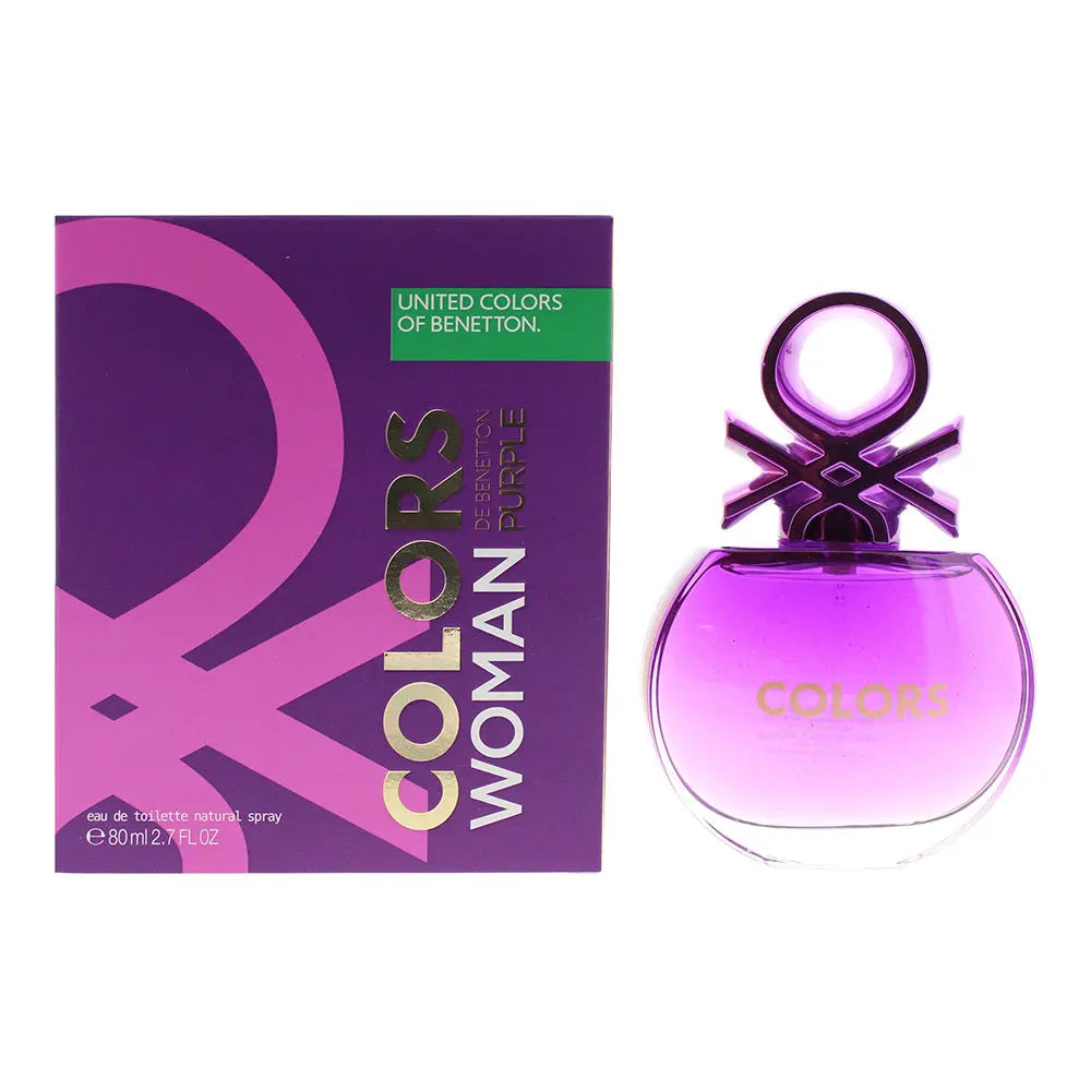 Benetton Colours De Benetton Purple Eau de Toilette 80ml Benetton