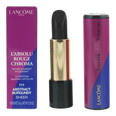 Lancôme L'absolu Rouge Chroma 111 Abstract Burgundy Sheer Lipstick 3.4g Lancã´Me