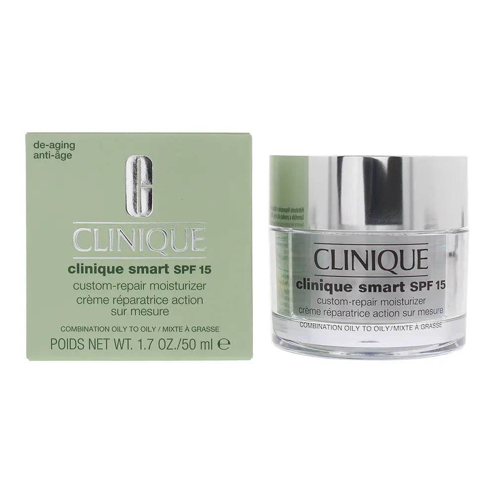 Clinique Smart SPF 15 Combination Oily To Oily Custom-Repair Moisturiser 50ml Clinique