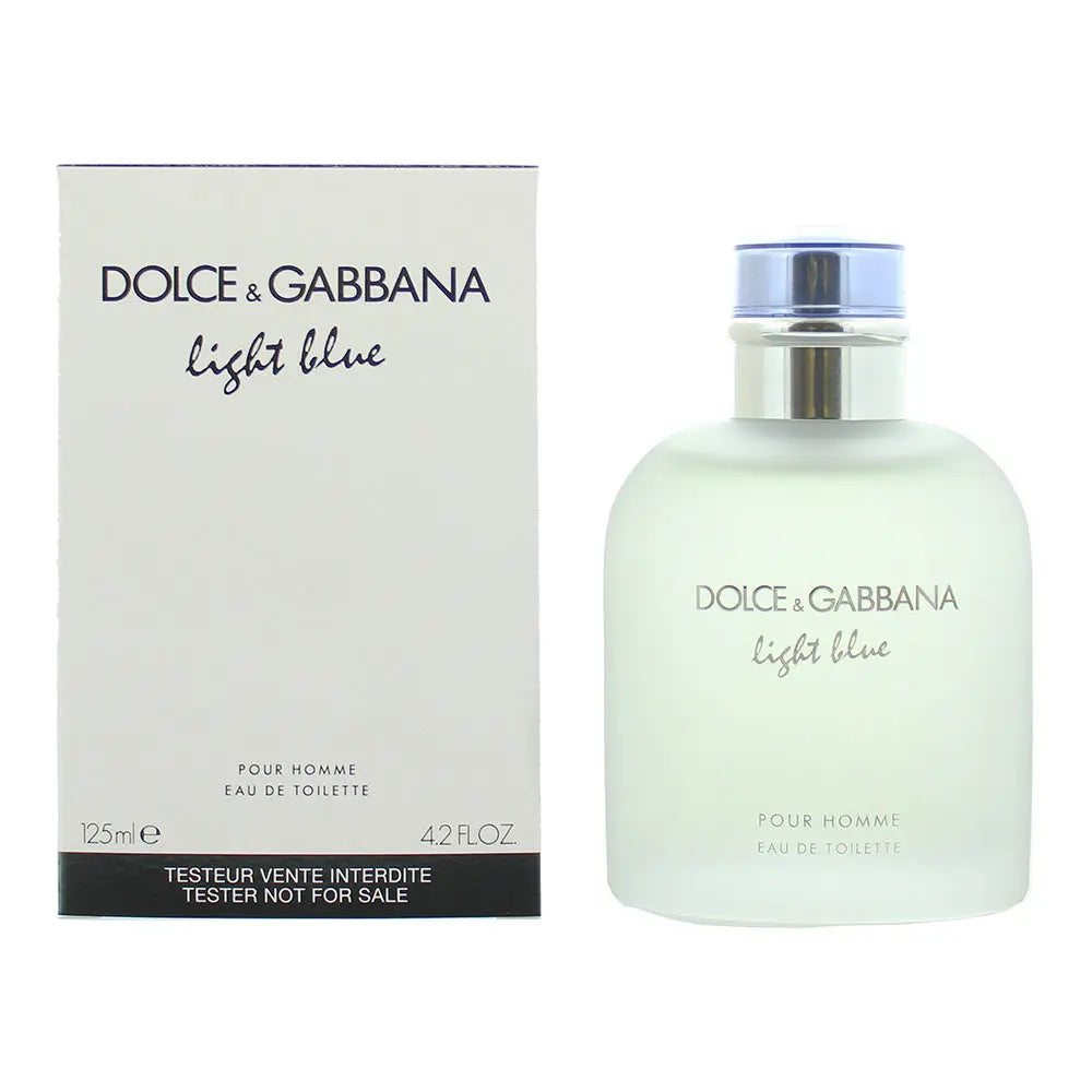 Dolce & Gabbana Light Blue Pour Homme Eau de Toilette Spray 125ml Tester Dolce and Gabbana