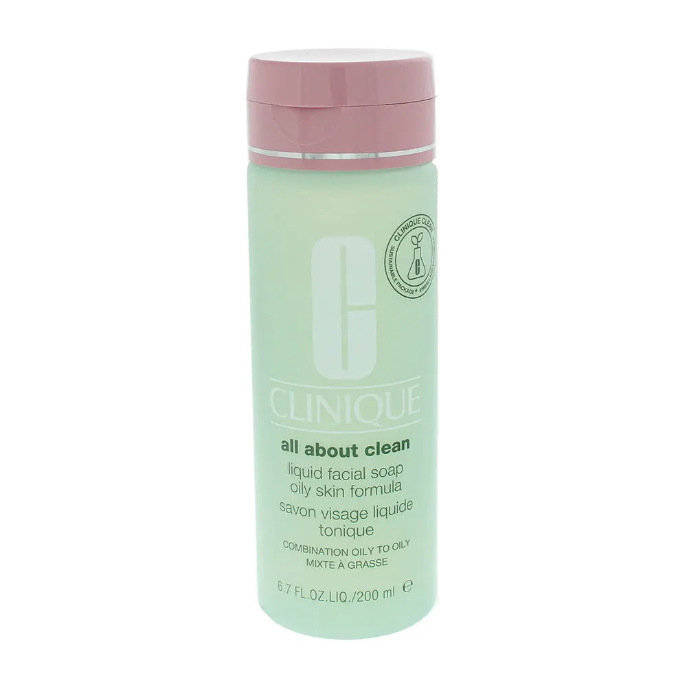Clinique All About Clean Combination Oily To Oily Liquid Facial Soap 200ml Clinique
