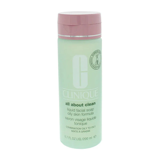 Clinique All About Clean Combination Oily To Oily Liquid Facial Soap 200ml Clinique