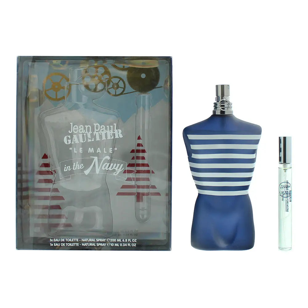 Jean Paul Gaultier Le Male In The Navy 2 Pcs Eau de Toilette 200ml+Eau de Toilet Jean Paul Gaultier