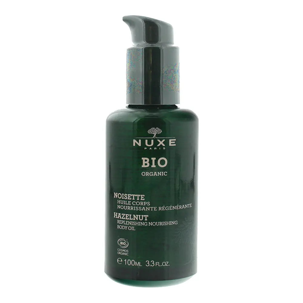 Nuxe Bio Organic Hazelnut Replenishing Nourishing Body Oil 100ml Nuxe
