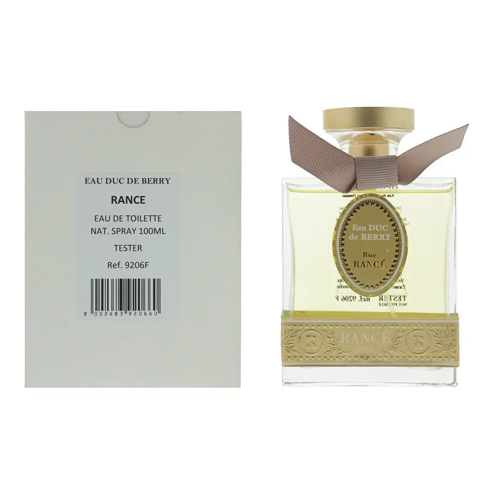 Rancé 1795 Rue Rancé Eau Duc De Berry Tester Eau De Toilette 100ml