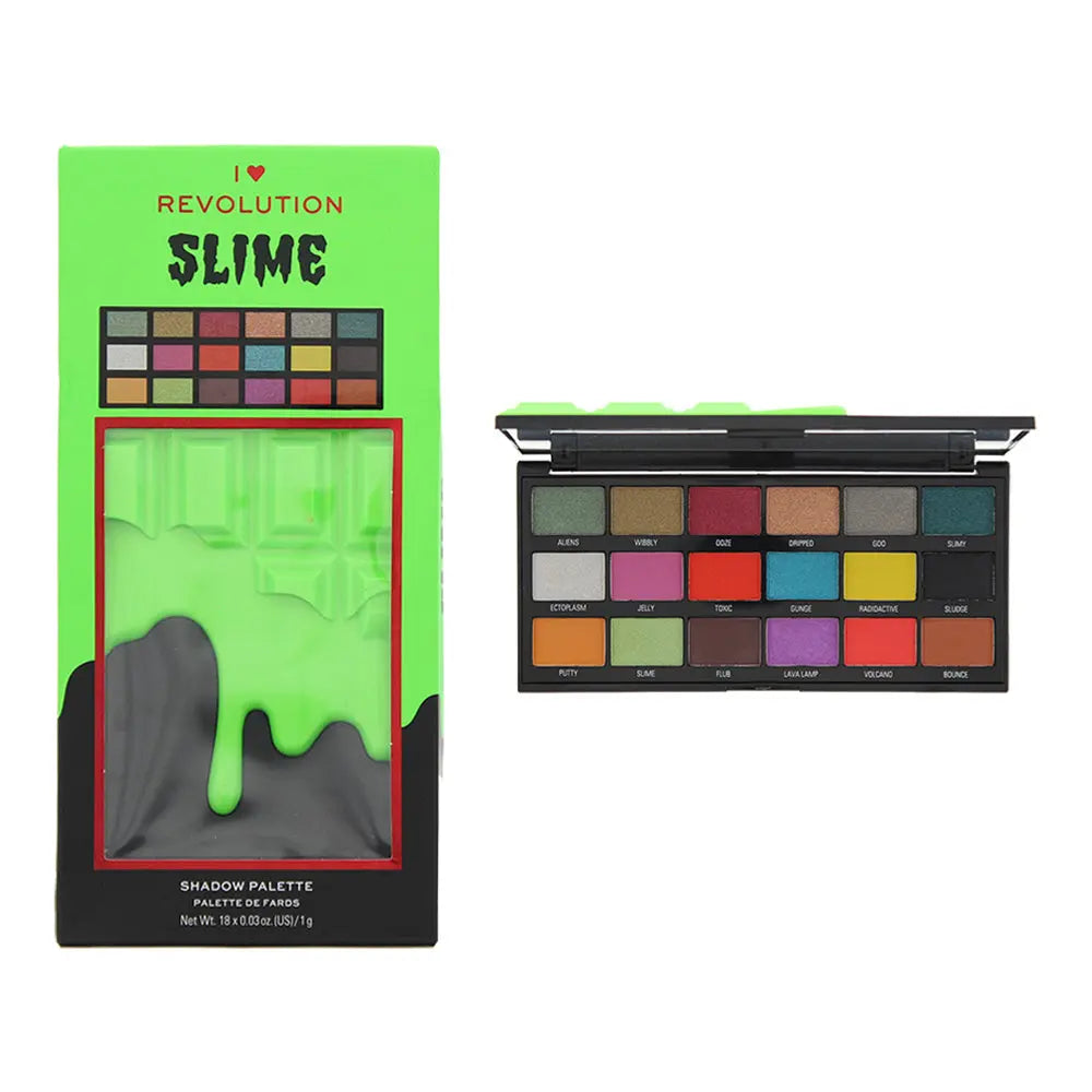 Revolution I Heart Revolution Slime Eye Shadow Palette 18 x 1g Revolution