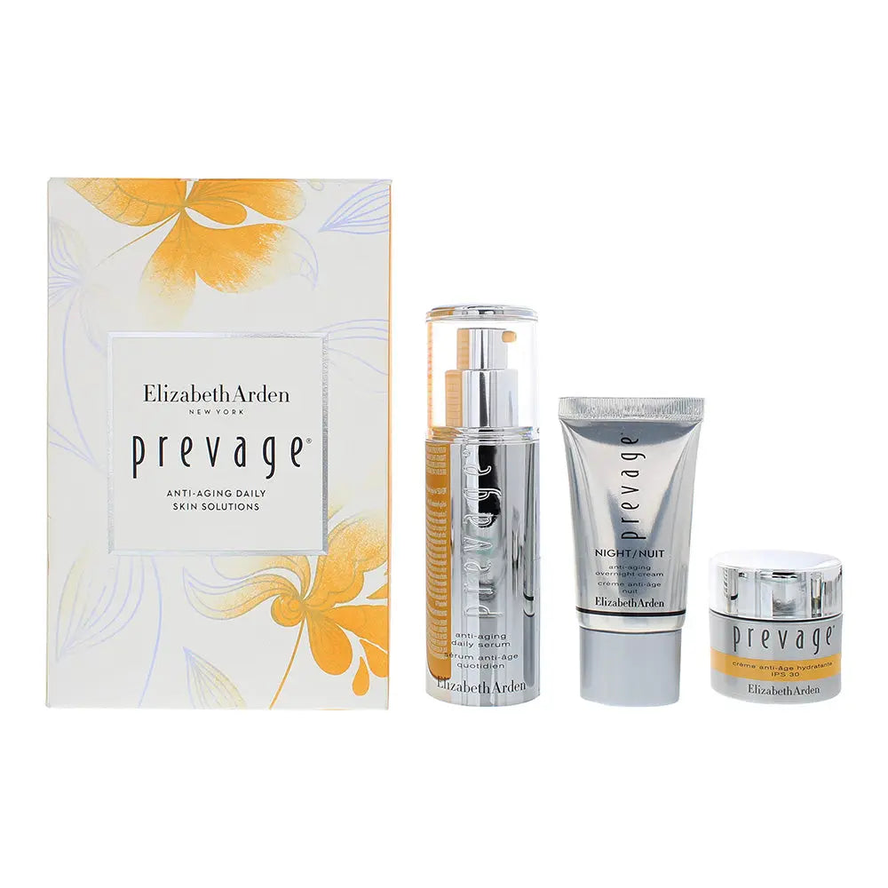 Elizabeth Arden Prevage 3 Piece Gift Set: Daily Serum 30ml - Moisturizing Cream 15ml - Overnight Cream 15ml Elizabeth Arden