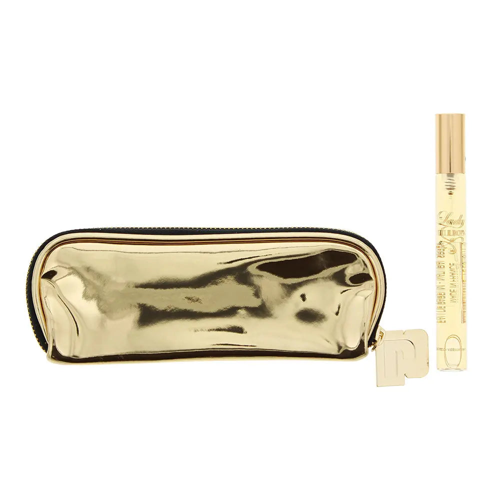 Paco Rabanne Lady Million 2 Piece Gift Set: Eau De Parfum 10ml - Travel Pouch Not For Sale Paco Rabanne