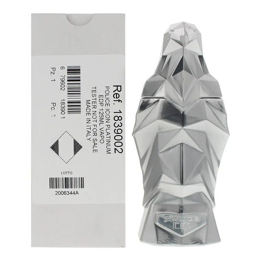 Police Icon Platinum Tester Eau De Parfum 125ml