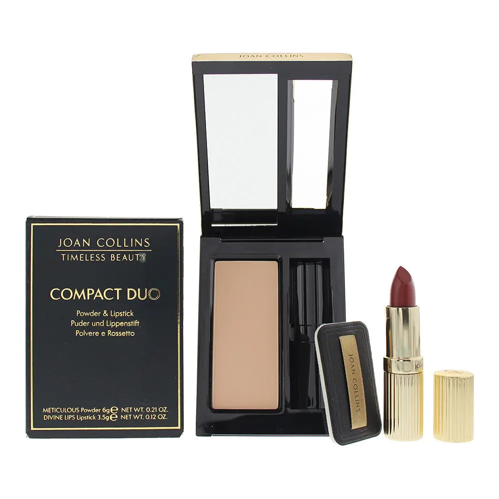 Joan Collins Compact Duo Powder 6g - Sabina Cream Lipstick 3.5g Joan Collins