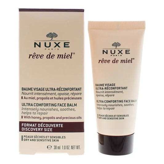 Nuxe Rêve De Miel Ultra Comforting Face Balm 30ml Dry And Sensitive Skin Nuxe