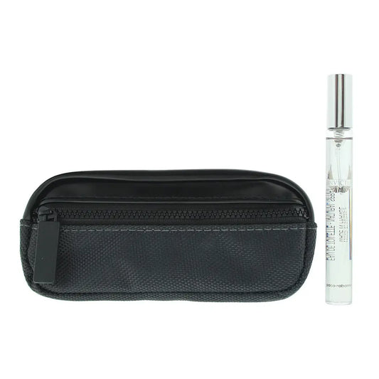 Paco Rabanne Invictus 2 Piece Gift Set: Eau De Toilette 10ml Travel Spray - Pouch Not For Sale