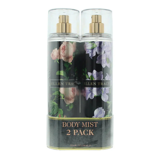Ellen Tracy Floral 2 Piece Gift Set: Courageous Body Mist 236ml - Radiant Body Mist 236ml Ellen Tracy