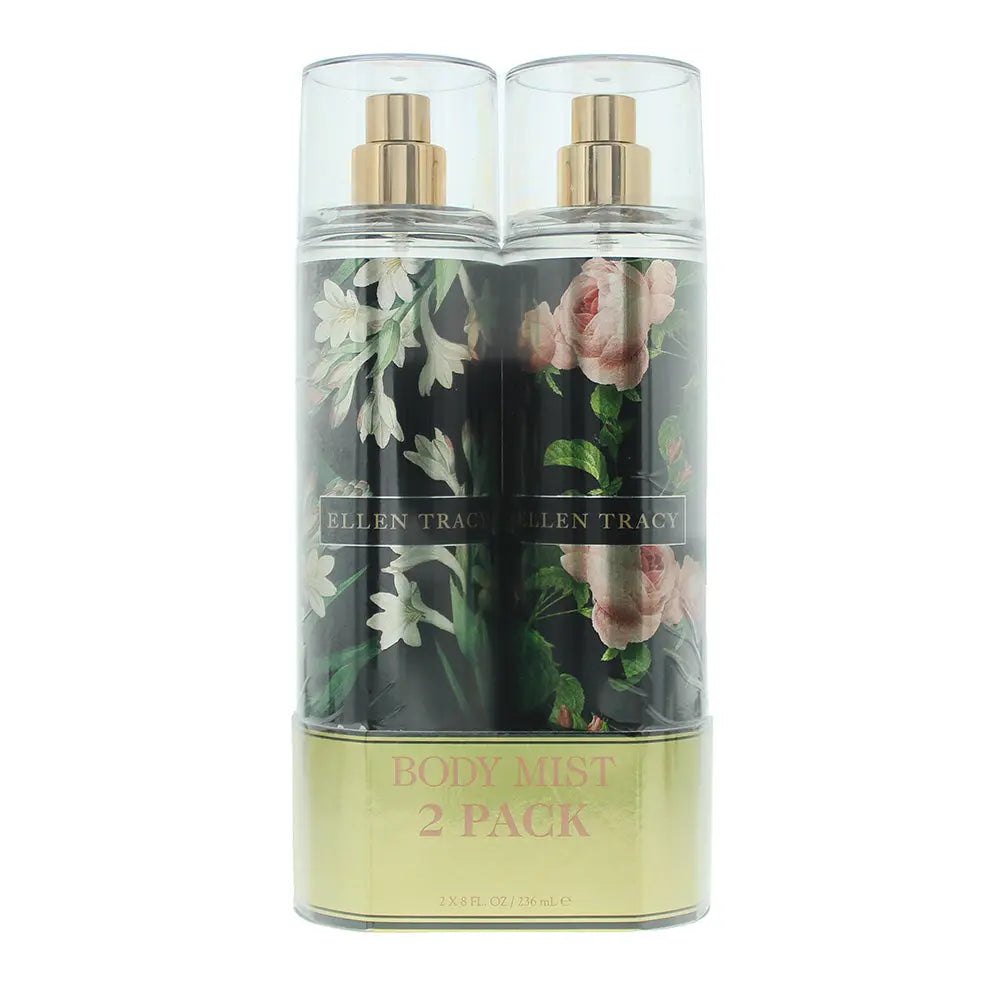 Ellen Tracy Floral 2 Piece Gift Set: Confident Body Mist 236ml - Courageous Body Mist 236ml Ellen Tracy