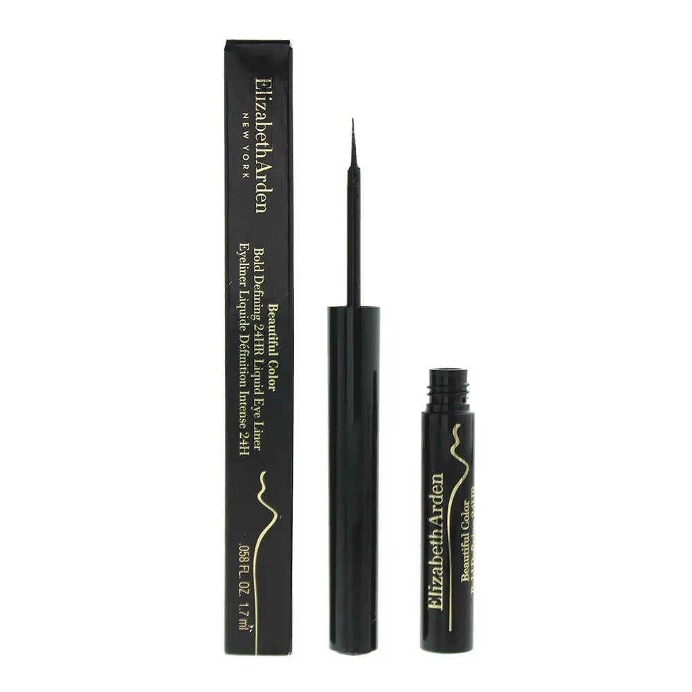 Elizabeth Arden Beautiful Color Bold Definig 01 Dark Valentine Liquid Eye Liner 1.7ml Elizabeth Arden