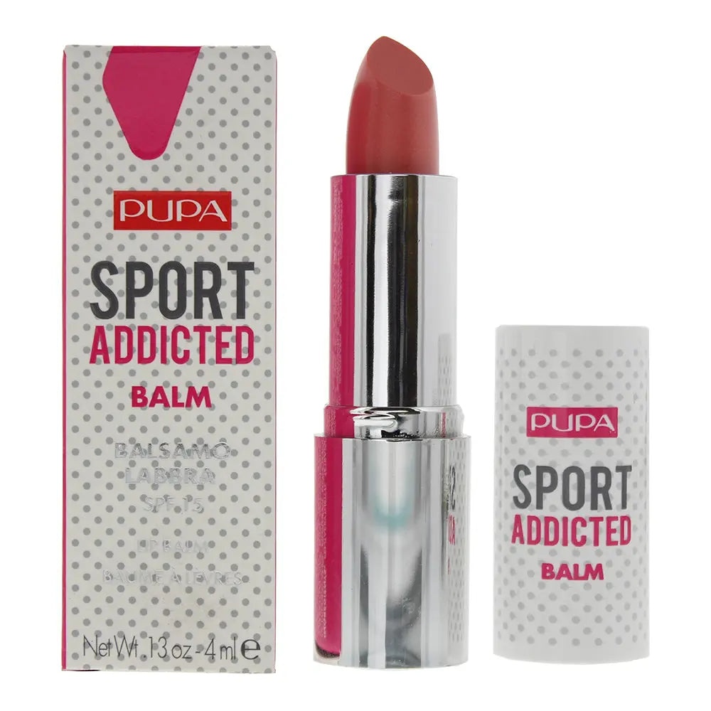 Pupa Sport Addicted 02 Nude Rose Lip Balm 4ml Pupa