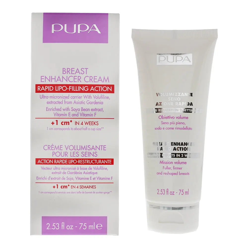 Pupa Breast Enhancer Rapid Action Cream 75ml Pupa