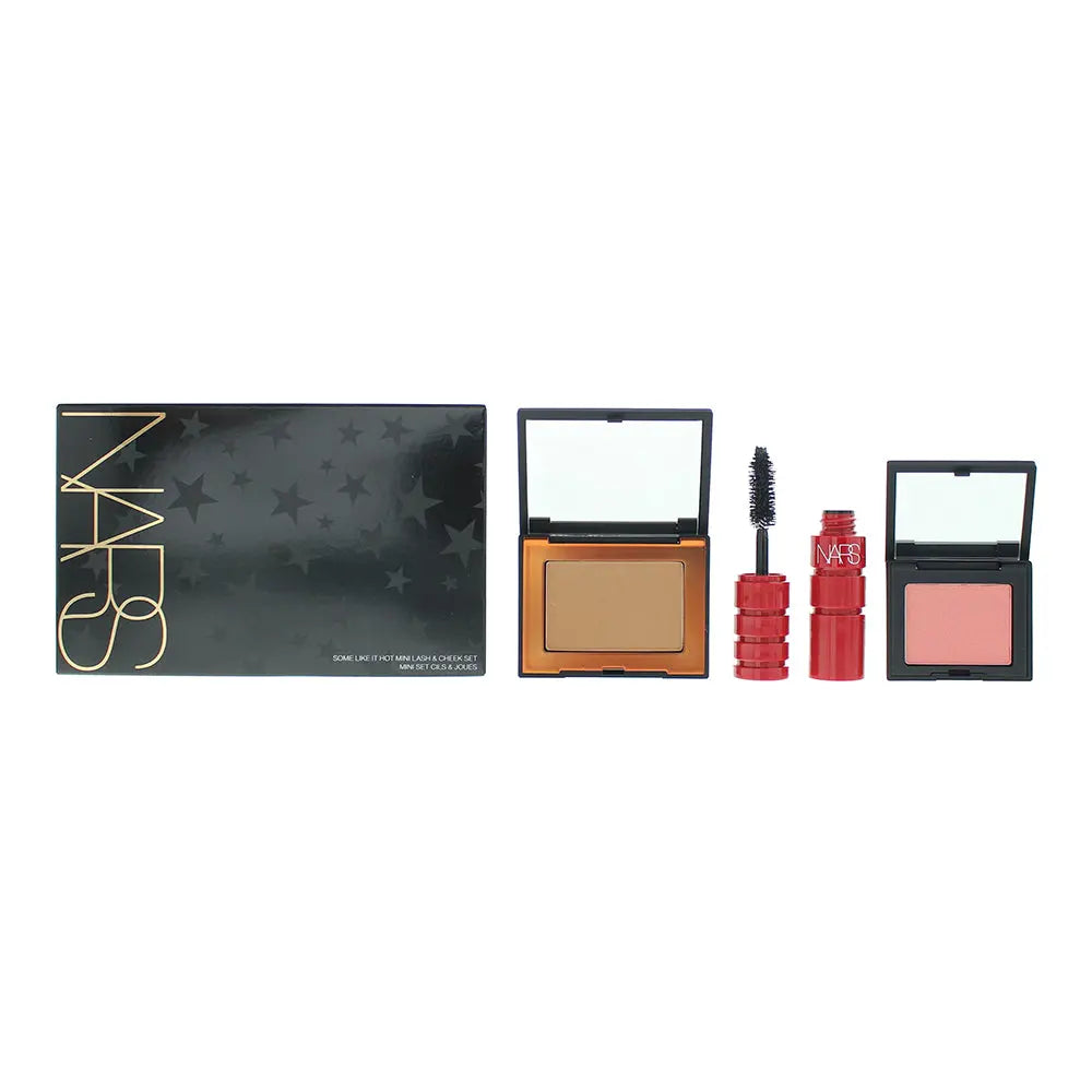 NARS Some Like It Hot 3 Piece Gift Set: Laguna Bronzing Powder 3.3g - Orgasm Blush 2.5g - Mascara 2.5g Nars