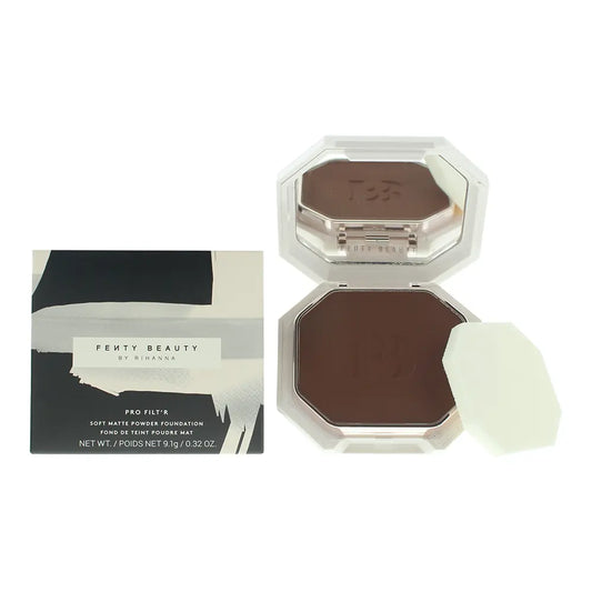 Fenty Beauty Pro Filter Soft Matte 495 Deep With Warm Bronze Undertones Powder Foundation 9.1g Fenty Beauty