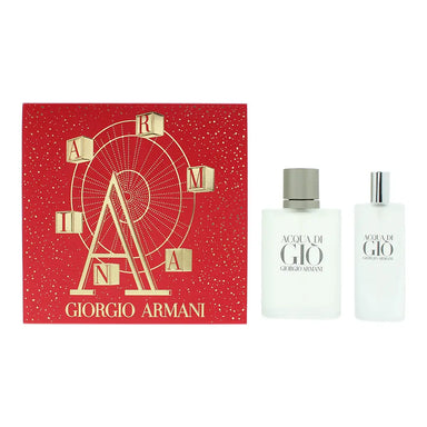 Giorgio Armani Acqua Di Giò 2 Piece Gift Set: Eau De Toilette 50ml - Eau De Toilette 15ml Giorgio Armani