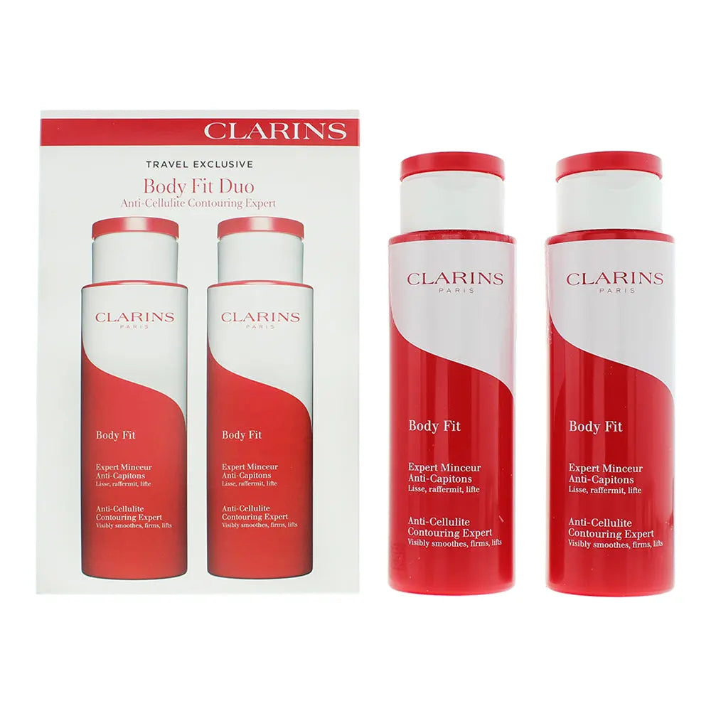 Clarins Body Fit 2 Piece Gift Set: Body Fit Duo 2 x 200ml Clarins