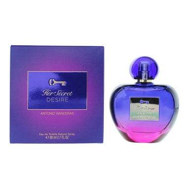 Antonio Banderas Her Secret Desire Eau De Toilette 80ml Antonio Banderas