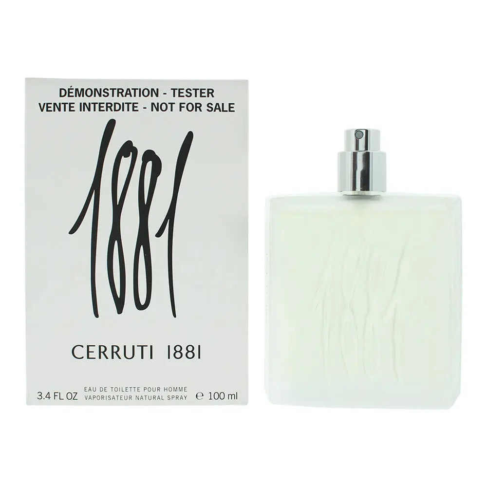 Cerruti 1881 Pour Homme Tester Eau De Toilette 100ml