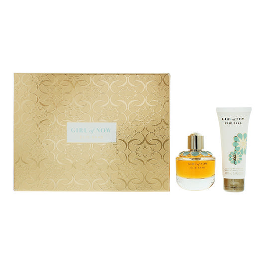 Elie Saab Girl Of Now 2 Piece Gift Set: Eau De Parfum 50ml - Body Lotion 75ml Elie Saab