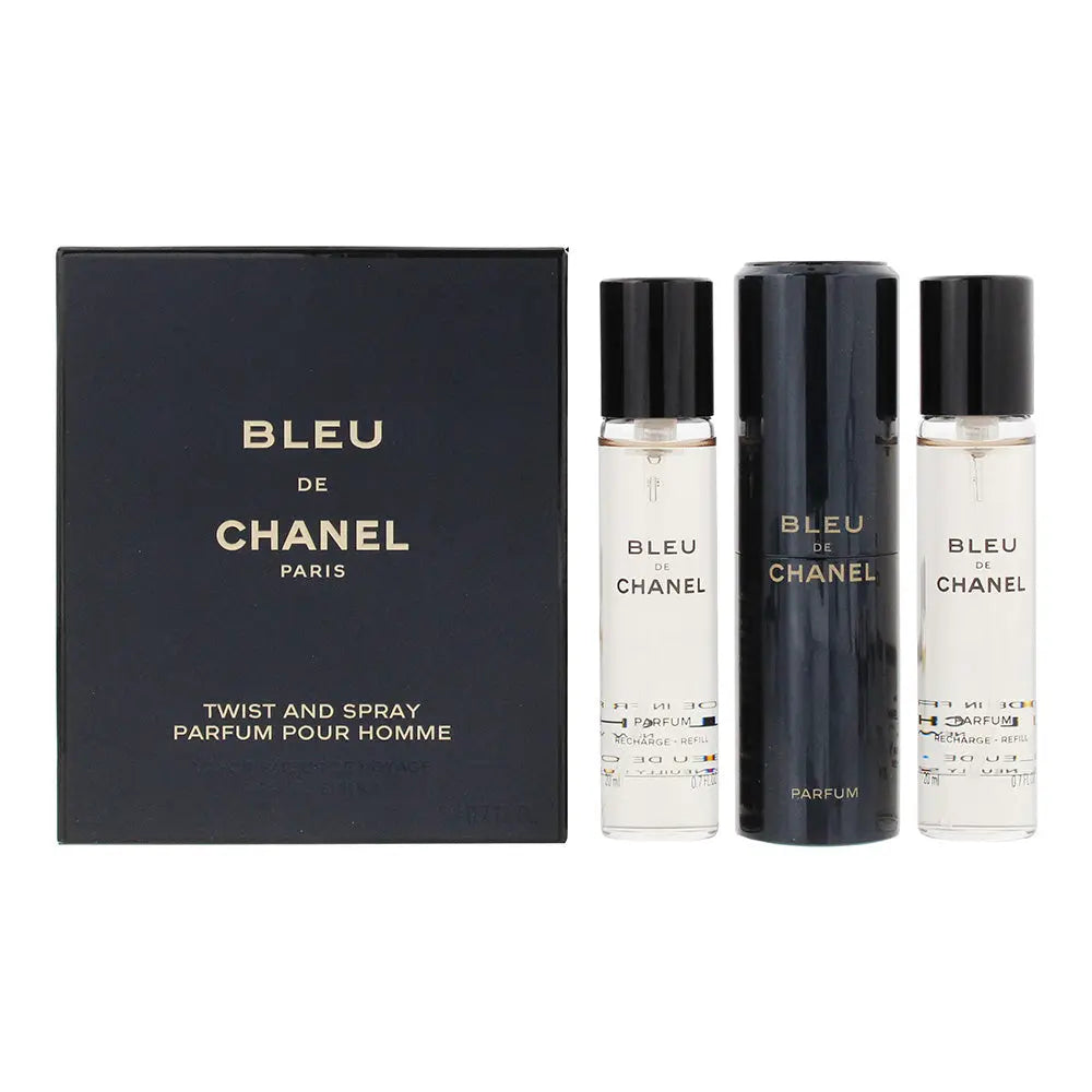 Chanel Bleu De Chanel Twist & Spray Parfum 3 x 20ml Chanel