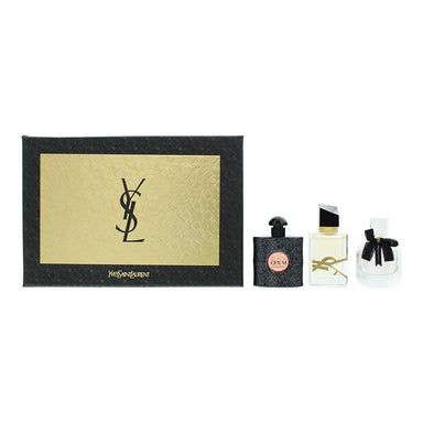 Yves Saint Laurent 3 Piece Gift Set: Black Opium Eau De Parfum 7.5ml - Libre Eau De Parfum 7.5ml - Mon Paris Eau De Parfum 7.5ml Yves Saint Laurent