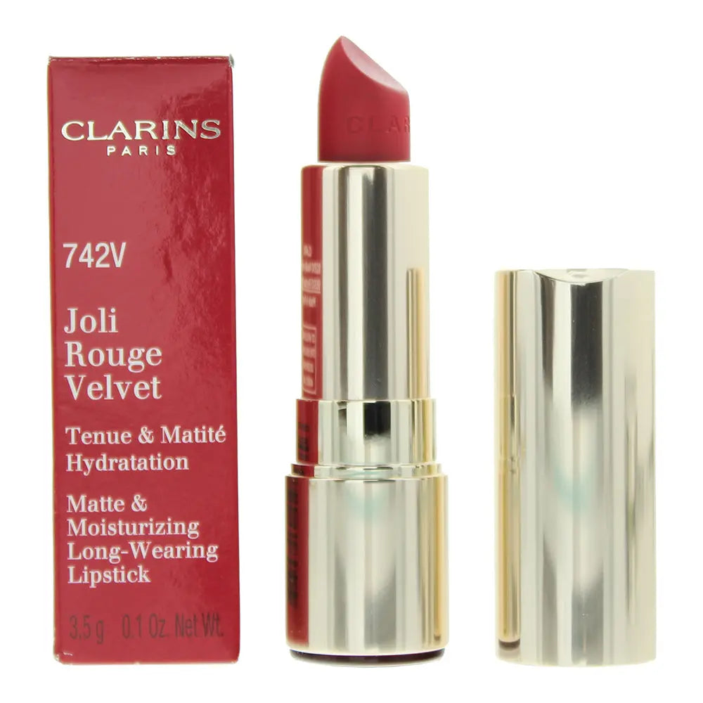 Clarins Joli Rouge Velvet 742V Lipstick 3.5g Clarins