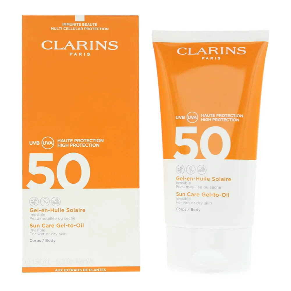 Clarins Spf 50 Sun Care Gel To Oil 150ml Clarins