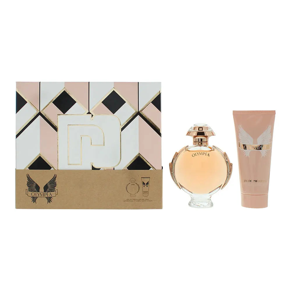 Paco Rabanne Olympéa 2 Piece Gift Set: Eau De Parfum 80ml - Body Lotion 100ml Paco Rabanne