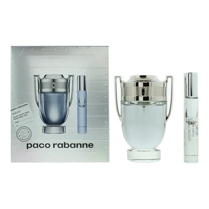 Paco Rabanne Invictus 2 Piece Gift Set: Eau de Toilette 100ml - Eau de Toilette Paco Rabanne