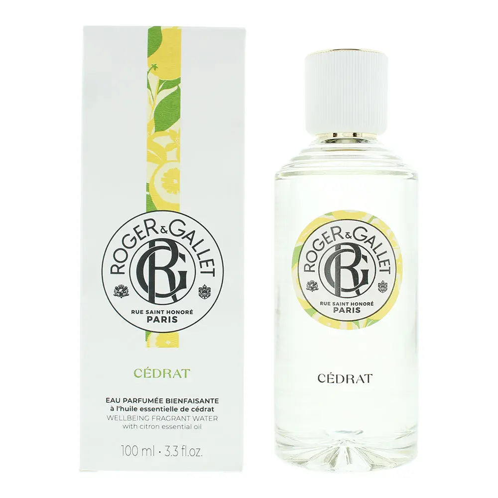 Roger  Gallet Cedrat Fragrant Wellbeing Water 100ml Roger & Gallet