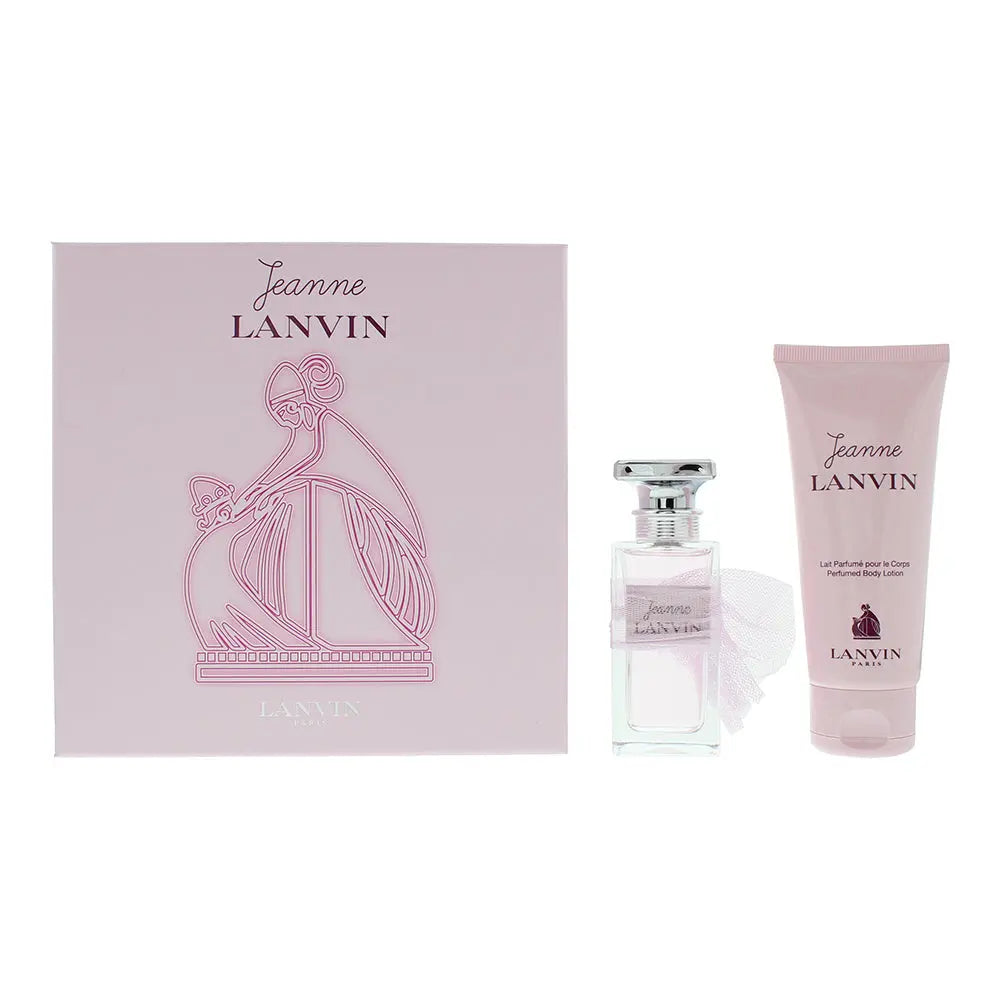 Lanvin Jeanne Piece Gift Set Eau de Parfum Body Lotion – The