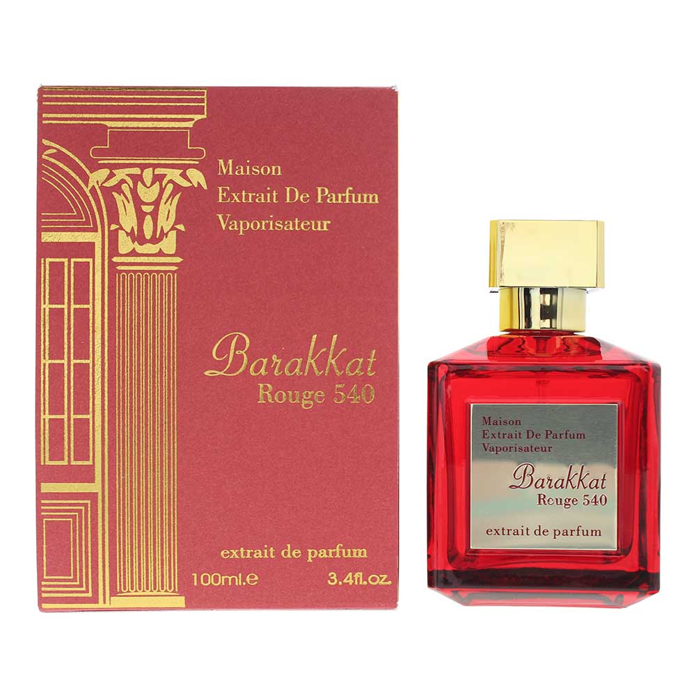 Maison Barakkat Rouge 540 Red Extrait de Parfum 100ml Maison